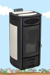 SOBA DE AER CALD SI FUNCTIONARE CU PELLET MODEL GAIA S 